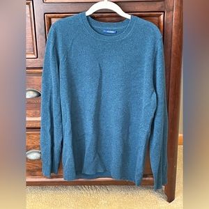 Teal cashmere sweater